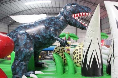Κίνα Διογκώσιμη πόλη διασκέδασης Themed δεινοσαύρων, εμπορικός διογκώσιμος άλτης παιδιών εργοστάσιο