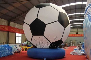 Υλικές διογκώσιμες πρότυπο PVC/υπηρεσία λογότυπων συνήθειας στόχου ποδοσφαίρου αποδεκτή