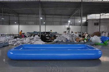 Κίνα Ορθογώνια μεγάλη διογκώσιμη πισίνα, αεροστεγής διογκώσιμη λίμνη PVC 0.9mm εργοστάσιο