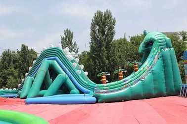 Κίνα Χτύπημα θέματος δεινοσαύρων - επάνω ποτίστε το πάρκο, προσαρμοσμένο πάρκο Aqua μεγέθους διογκώσιμο εργοστάσιο