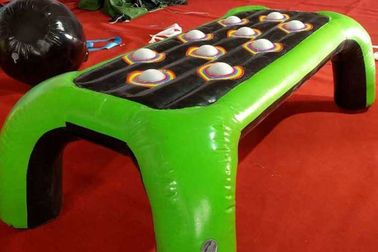 Διαλογικό διογκώσιμο αθλητικό προσαρμοσμένο παιχνίδια χρώμα 0.55mm υλικό μουσαμάδων PVC