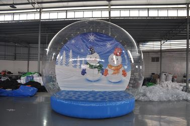 Κίνα Το απόθεμα στο διογκώσιμο χιόνι πώλησης παρουσιάζει σφαίρες, σφαίρα χιονιού Χριστουγέννων, διογκώσιμη σφαίρα επίδειξης Χριστουγέννων για τη διακόσμηση εργοστάσιο
