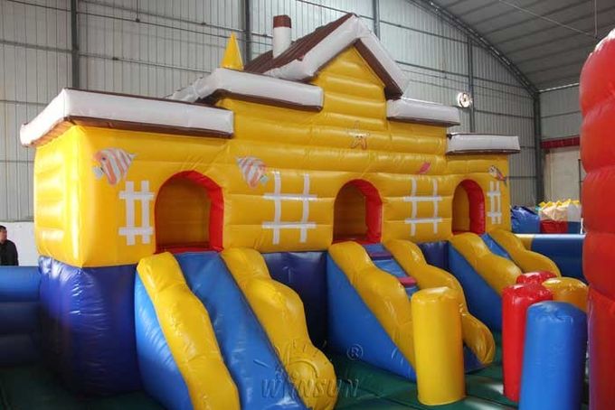 Αδιάβροχο διογκώσιμο Funland, διογκώσιμη παιδική χαρά παιδιών παραδείσου χταποδιών